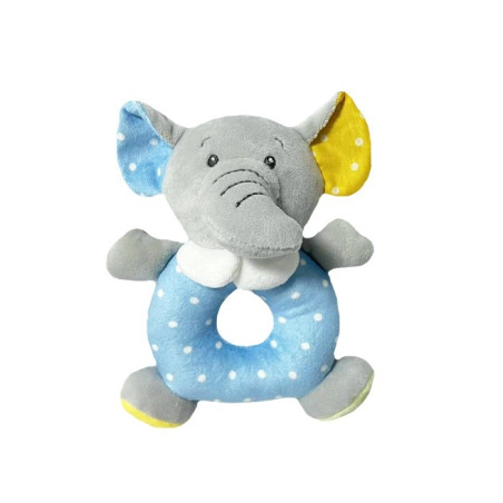 Skallra elefant 18 cm färgglad | HandlaSmidigt.se