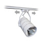 Lampa butik LED-spårstrålkastare enfas vit metall 30W 2550 lm neutralvitt ljus 4000K