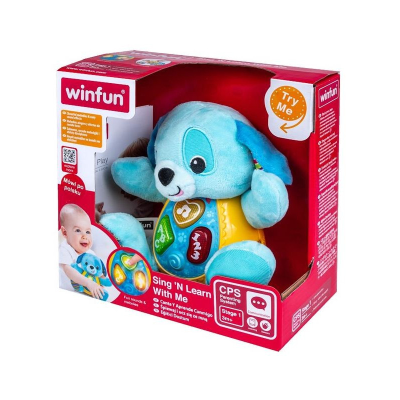 Interaktivt gosedjur - kramhunden Skällis