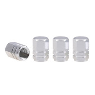Aluminiummuttrar för ventiler, silverlock, 4 st, amio-02236.