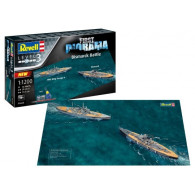 Model plastikowy first diorama set bismarck battle