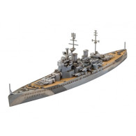 Modellplastik första diorama set Bismarck-slaget