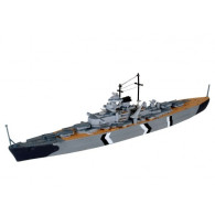 Modellplastik första diorama set Bismarck-slaget
