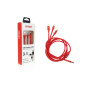 USB 3-i-1-kabel lightning usb-c micro usb 1,2 m 3,1a uc-7 amio-02178