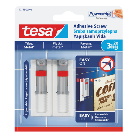 Skruvar självbärande 2 st 3 kg svart (+3 st) (h7776502) [beskrivning tjeckiska/slovakiska, polska]