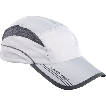 En sportig grå keps med skärm, Lahti.