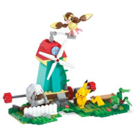Pokémon Construx byggleksaker landsbygd vindmölla