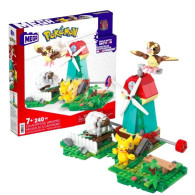 Pokémon Construx byggleksaker landsbygd vindmölla