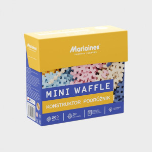 Klocki mini waffle - podróżnik 200 elementów