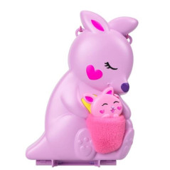 Set med väska med Polly Pocket-figurer känguruer | HandlaSmidigt.se