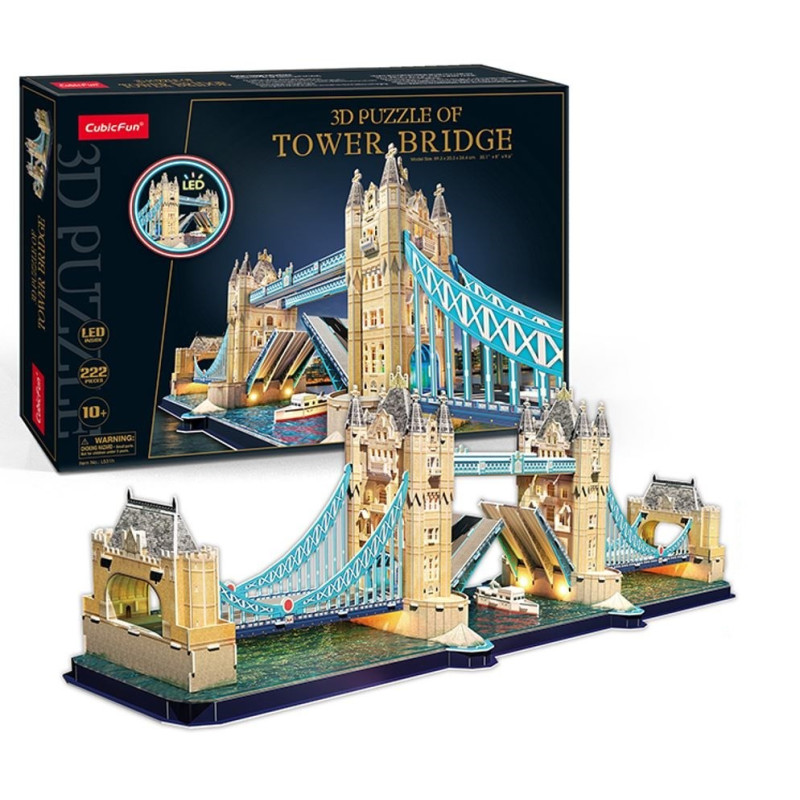 Pussel 3D - Tower Bridge LED