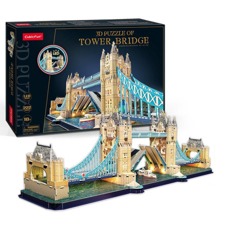 Pussel 3D - Tower Bridge LED | HandlaSmidigt.se
