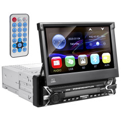 Bilstereo Audiocore med 7-tums utdragbar pekskärm LCD 1080P, MP5, AVI DivX, Bluetooth, RDS, fjärrkontroll ingår, AC