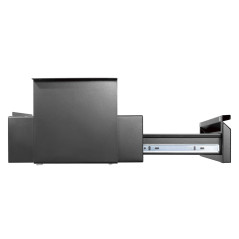 Ergonomisk svart Maclean skrivbordslåda, organizer, max 5 kg, MC-875.