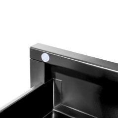 Ergonomisk svart Maclean skrivbordslåda, organizer, max 5 kg, MC-875.