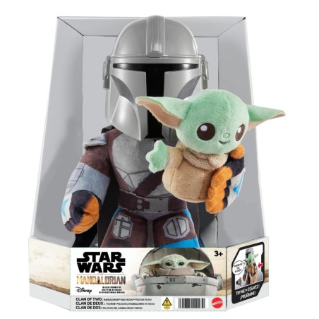 Gosedjur med Star Wars-funktion från klanen av de två grogu och mandalorianen. | HandlaSmidigt.se