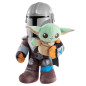 Gosedjur med Star Wars-funktion från klanen av de två grogu och mandalorianen.