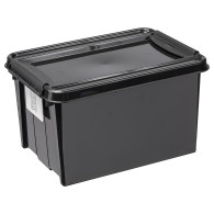 Behållare med lock PlastTeam ProBox Recycle QR 14L svart