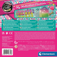 Set crazy chic - färgglada charms