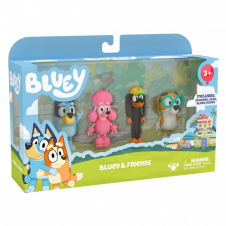 Figurerna Bluey 4-pack vänner | HandlaSmidigt.se