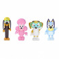 Figurerna Bluey 4-pack vänner