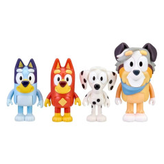 Bluey figurer 4-pack skolpaket