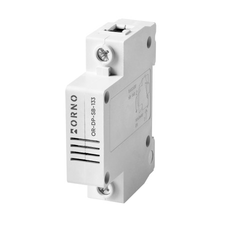 Trådbunden ringklocka för DIN-skena, 1 modul