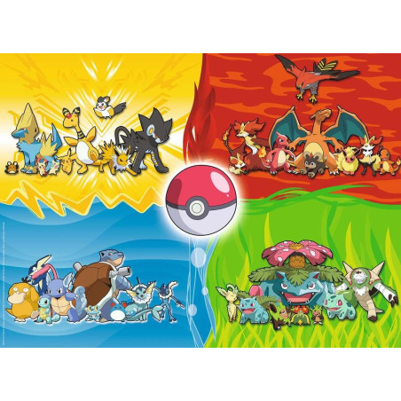 Pussel med 150 Pokémon-element