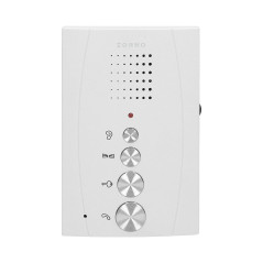 Enfamiljshem intercom set, hands-free, vit, ELUVIO