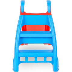 Första rutschbanan röd-blå.