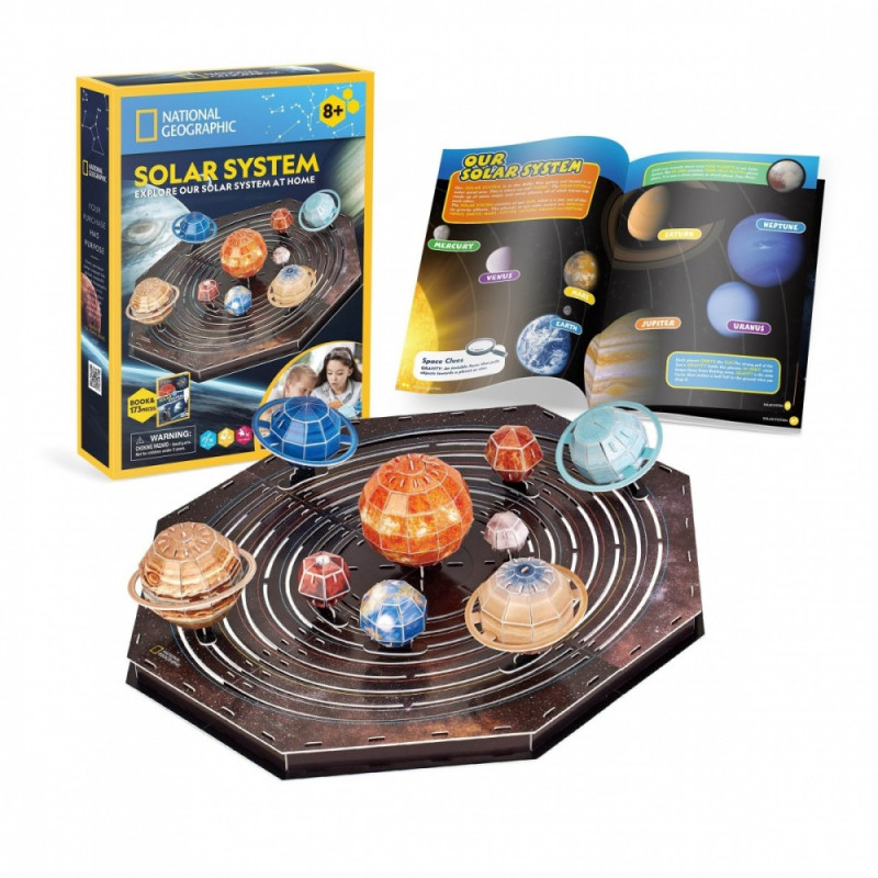 Pussel 3D National Geographic solsystemet