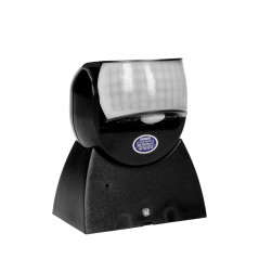 Rörelsesensor 360/180 grader, 2 sensorer, IP65, 1200W, svart