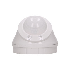 Rörelsesensor 360/180 grader, IP65, 800W, vit