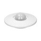 Rörelsesensor 360 grader IP20, 2000W, 3 sensorer, justerbar räckvidd 3m-20m, vit