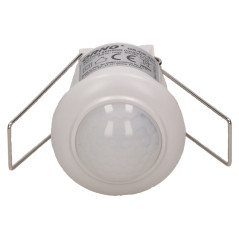 Rörelse- och närvarosensor 360 grader IP20, 300W, för infällda tak, mini