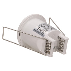 Rörelse- och närvarosensor 360 grader IP20, 300W, för infällda tak, mini