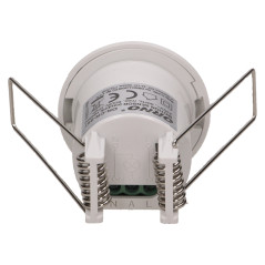 Rörelse- och närvarosensor 360 grader IP20, 300W, för infällda tak, mini