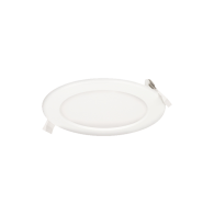 EURUS LED 12W, infällt downlight-armatur, rund, 780lm, 3000K, vit, inbyggd LED-drivare