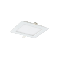 AKMAN LED 18W, infälld downlight-armatur, fyrkantig, 1300lm, 3000K, vit, inbyggd LED-drivare