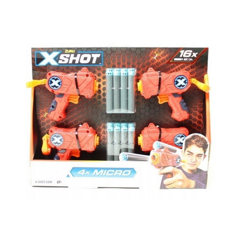 Uppsättning avfyrare Excel Micro 4-pack 16 pilar