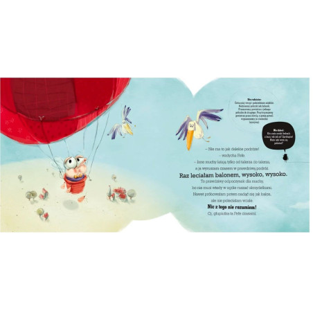 Boken med en fluga, vi tränar våra ansikten.