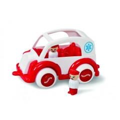 Ambulansfordon med jumbofigurer från Viking Toys. | HandlaSmidigt.se