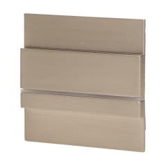 CYGNUS LED 1,2W, väggmonterad trappbelysning, 12V DC, 100lm, 6000K, satin