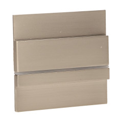 CYGNUS LED 1,2W, väggmonterad trappbelysning, 12V DC, 100lm, 6000K, satin