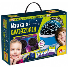 Vetenskaplig uppsättning jag är ett geni stjärnvetenskap.