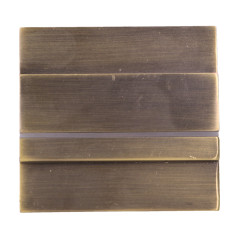 CYGNUS LED 1,2W, väggmonterad trappbelysning, 12V DC, 100lm, 3000K, mässing