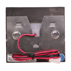 CYGNUS LED 1,2W, väggmonterad trappbelysning, 12V DC, 100lm, 3000K, mässing