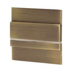 CYGNUS LED 1,2W, yttre trappbelysning, 12V DC, 100lm, 6000K, mässing