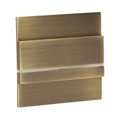 CYGNUS LED 1,2W, yttre trappbelysning, 12V DC, 100lm, 6000K, mässing