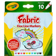 Tygkritor från Crayola, 10 stycken